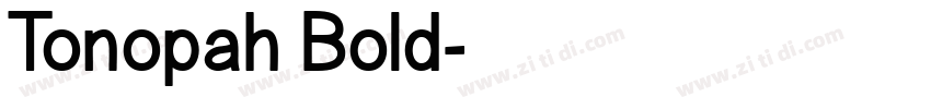Tonopah Bold字体转换